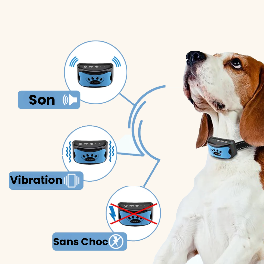 Le Collier Anti-aboiement Woofy™